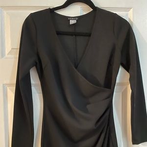 Long sleeve, 3/4 length Sexy Black Dress